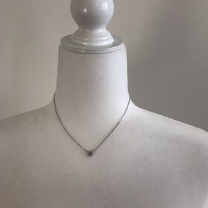 Tiny Silver Star Necklace